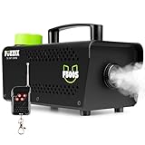 Fuzzix F500S Nebelmaschine Mini mit Funk-Fernbedienung, Nebelmaschine Halloween, 500 Watt Rauchmaschine, Fog Machine, Fogger, Smoke Machine Party, Hochzeiten, Bars