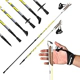 Nordic Walking Stöcke Premium White - hochwertige Qualität - Superleicht - auswählbar mit Tragetasche - Walking Sticks (Nordic Walking Stöcke + Tasche)