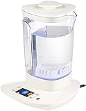 Rosenstein & Söhne Wasserionisierer: Wasserstoff-Ionisator für Trinkwasser, LCD-Display, 1,5 l (Wasser Ionisieren, Wasserstoffgenerator, Wasserfilter)