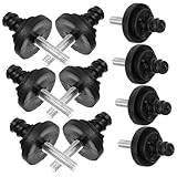 COLLBATH 10Stücke Teiliges Bürstenkopfadapter Für Toilettenbürsten Selbstsichernder Spiralverbinder Für Stabile Verbindung Einfache Installation Kompatibel Mit Verschiedenen Bürstenköpfen