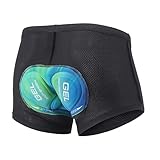 GGFLYING Radlerhose Herren Fahrradhose 6D Gepolstert Radhose Kurz Radunterhose Fahrrad Unterhosen Fahrradunterhose Atmungsaktiv
