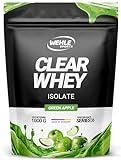 Wehle Sports Clear Whey Protein 1 kg - Isolate Proteinshake aus hochwertigem Molkenprotein Isolat - Eiweiß Shake Proteinpulver mit hohem Eiweiss Gehalt