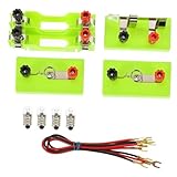 TOYANDONA 1 Satz Experimentierkasten Schaltung Technik Bausatz Elektrischer Experimentierkasten Physik-Wissenschafts-Kit Schaltung Experiment Ausrüstung Plastik