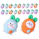 Gadpiparty 20 Stück Karottenradierer mini radiergummis radiergummi Fun Eraser für Tier Radiergummis für Bulk Radiergummi Haustiere Lebensmittel Radiergummis trp