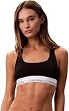Calvin Klein Damen Bralette Ungefüttert LV00QF8493 Bralette, Schwarz (Black), S, Schwarz (Schwarz), S