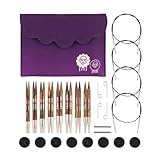 KnitPro austauschbare Rundstricknadelspitzen Deluxe-Set – Symfonie (3,50–8,00 mm), Bunt