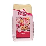 FunCakes Mix für Donuts, Backen Sie ganz einfach Ihre eigenen Donuts zu Hause in der Friteuse oder im Ofen, Halal. 500 g.