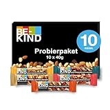 BE-KIND | Gesunder Proteinriegel Probierpaket | 10er Box mit 5 Verschiedenen GeschmacksrichTungen | 10 x 40 g
