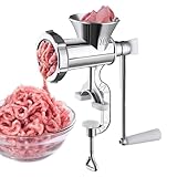 Fleischwolf für den Hausgebrauch, manueller Fleischwolf | Wurstfüller aus Aluminiumlegierung | Robuster Fleischwolf | Fleischwolf zur Tischmontage für Küche und Fleisch