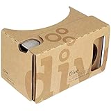 Durovis Dive Cardboard 6 - braun - Virtual Reality Headset Inspired by Google Cardboard V2 für Google Android und Apple iOS