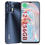 OUKITEL C35 Simlockfreie Handys - 24GB RAM(12+12)+256GB ROM Handys, 6.56” HD+ Smartphone, 5150mAh, 50MP+8MP, Android 13 Smartphone Ohne Vertrag, 4G Dual SIM, Fingerabdruck Face ID, GPS, Schwarz