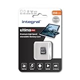 Integral 256GB Micro SD-Karte 4K Video Premium High Speed Speicherkarte SDXC Bis zu 100MB/s Lesegeschwindigkeit und 50MB/s Schreibgeschwindigkeit V30 C10 U3 UHS-I A1