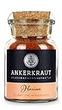 Ankerkraut Harissa, Gewürz für scharfe Gewürzpaste aus Chili, Gewürzglas, rot, 75 g im Korkenglas