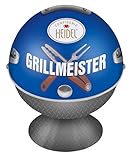 Confiserie Heidel Grillmeister Metalldose I 86g Vollmilchschokolade Pralinen mit Milchcremefüllung I Geschenk Männer grillen I Vatertagsgeschenk für Papa & Opa I Geburtstagsgeschenk für Männer