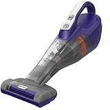 Black+Decker Handsauger Akku Dustbuster 12V/1,5 Ah, mit Turbo-Tierhaarbürste, breiter Saugöffnung, 2-stufiges Filtersystem, inkl. Ladekabel + Wandhalterung DVB315JP