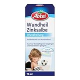 Abtei Wundheil Zinksalbe - Salbe mit Zink zur Wundheilung - antibakteriell und entzündungshemmend - auch für Babys und Kleinkinder geeignet - 75 ml