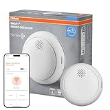 OSRAM SMART+ WiFi Rauchmelder, IP20, Kunststoff, 86 mm, weiß