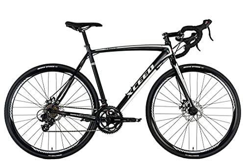 Rennrad 28'' Xceed Gravelbike schwarz-grau RH 58 cm KS Cycling