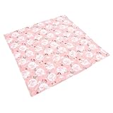 LOLIPPYY Japanisches Geschenkverpackungstuch aus Baumwolle Furoshiki mit Mondhasen Motiv Vielseitiges Faltbares Verpackungstuch für Bento Lunchbox und Geschenkbox
