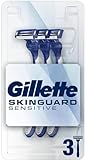Gillette SkinGuard Einwegrasierer für empfindliche Haut, klinisch getestet für empfindliche Haut, 3 Stück