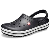 Crocs Crocband U, Unisex-Erwachsene Clogs, Schwarz (Black 001), 36/37 EU