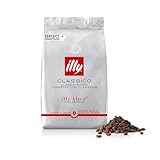 Kaffeebohnen der Röstung CLASSICO von illy zum Mahlen, eine 500-g-Packung