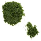 Zerodeko Realistisches Künstliches Moos Feines Bastelmoos für DIY Mikro Landschaften Bonsai Terrarien Aquarien Langlebiges Pflegeleichtes Dekomoos für Innen und Outdoor Dekoration
