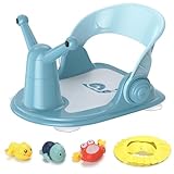Baby-Badewannensitz, Baby-Badewannen-Must-Have ab 6 Monaten, blau