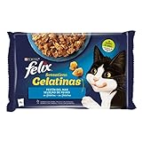Felix Purina Sensations Nassfutter für erwachsene Katzen, sortiert, 4 Beutel à 85 g