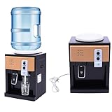 Wasserspender, 550W + 75W Water Dispenser mit Netzkabel, Kühler & Wasserspender für Trinkwasser, Automat Wasserspender für 3,5L, 5L, 10L und 18,9L Eimer Wasser, 14.2 'x 9.4 'x 10.6'