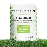 TerraDomi 10kg natürlicher Algenkalk für 240m² I 100% echter Algenkalk zur Stärkung der Widerstandsfähigkeit von Buchsbäumen und anderen Pflanzen I Beugt Befall von Buchsbäumzünsler und Pilzen vor