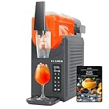 KLAMER Slush Maschine, mit 5 smarten Programmen: Slushie, Cocktail, Milchshake, Frappé, Wein, Automatische Reinigung, 2L Fassungsvolumen, Turbo Freeze, kein Eis erforderlich, mit digitalem Rezeptbuch