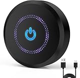 Luftreiniger Ozongenerator,Air Purifier,1200 mAh wiederaufladbar Ionizer Generator, Geruchsneutralisierer,für Badezimmer, Küche, Rauch, Autos, Haustiere, Formaldehyd und Geruch (black)