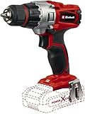 Einhell Akku-Bohrschrauber TE-CD 18/2 Li-Solo Power X-Change (Lithium-Ionen, 18 V, max. 44 Nm, 2-Gang-Getriebe, 21 Drehmomentstufen, LED-Licht, ohne Akku und Ladegerät)