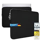 Neopren Schutzhülle Universal Laptoptasche Notebooktasche Neoprenhülle für Notebook (17,1-Zoll) & MacBook (17 Zoll) schwarz