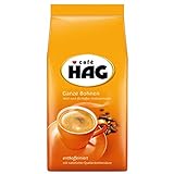 Café HAG Klassisch Mild Café Crema, 500g ganze Kaffeebohnen entkoffeiniert, Intensität 4/5, für den professionellen Gebrauch