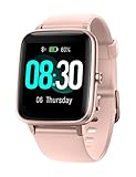 GRV Smartwatch für Damen Herren Fitnessuhr mit Herzfrequenzmessung,Schrittzähler,Schlafmonitor,9 Trainingsmodi