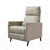 FLEXISPOT Sessel Wohnzimmer Relaxsessel mit liegefunktion verstellbare Rückenlehne- Verstellbarer TV Sessel, Fernsehsessel mit liegefunktion, 125° -160° verstellbare Rückenlehne – Relax Sessel (Beige)