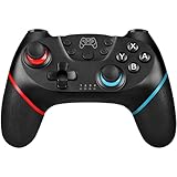Zakgbxbig Controller für Switch, Wireless Pro Controller für Switch Lite, Controller für Switch Remote Gamepad Joystick, Turbo und Dual Vibration (Blue)