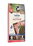 bosch HPC Active | Hundetrockenfutter für ausgewachsene Hunde aller Rassen mit gesteigerter Aktivität | 1 x 15 kg,Geflügel