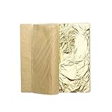 EPIGEIST 100 Blatt Imitation Gold Leaf Blattgold für Basteln Vergoldung Dekoration Möbelrahmen Kunstprojekte Glänzend Metallisch
