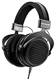 beyerdynamic DT 990 Black Special Edition 250 Ohm Over-Ear-Stereo Kopfhörer. Offene Bauweise, kabelgebunden, High-End, für die Stereoanlage