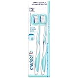 meridol Zahnbürste Zahnfleischschutz, weich, 2 Stück - Handzahnbürste für eine schonende Reinigung von Zähnen am Zahnfleischsaum