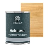 Lignocolor® Holzlasur (750ml Transparent farblos) schützende Lasur für Außen & Innen Wasserbasis