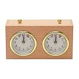 Schachuhr Timer, Schachuhren Analog Mechanischer Countdown Timer Schachuhr, Professioneller Wettkampf Timer Uhrwerk angetriebener Timer für Turnier Brettspiel (Retro)