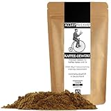 allerFeinst! - Premium Kaffee Gewürz | Mokka Gewürzmischung | Cappuccino u. Latte Macchiato Topping | arabischer Kaffeegenuss mit Ceylon-Zimt, Kardamom, Vanille, etc. | 1er Pack (1 x 80g)