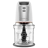 Kenwood Easy Chop CHP61.100WH Zerkleinerer, elektrischer Mini Universalzerkleinerer mit 2 Geschwindigkeitsstufen, 0,5 l Arbeitsbehälter, 500 Watt, Weiß