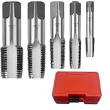 Rohrgewindebohrer Set | Gewindeschneider-Set Für -Gewinde Mit Präzisionswerkzeugen,Zubehör für Schneidwerkzeuge & Baubedarf in Heimwerker-Werkstätten