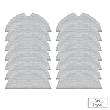 MEXWLOP Waschbare Mopptücher, for Xiaomi, for Mijia 1C 1T STYTJ01ZHM Mi Kehrroboter Staubsauger Ersatzzubehör Ersatzteile Ersatz-Pad für Wischroboter(14pcs)