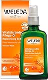 WELEDA Bio Sanddorn Vitalisierendes Pflege-Öl, Naturkosmetik Körperöl für die intensive Pflege von trockener Haut, Body Öl für spürbare Glätte und Erholung der Haut (1 x 100 ml)
